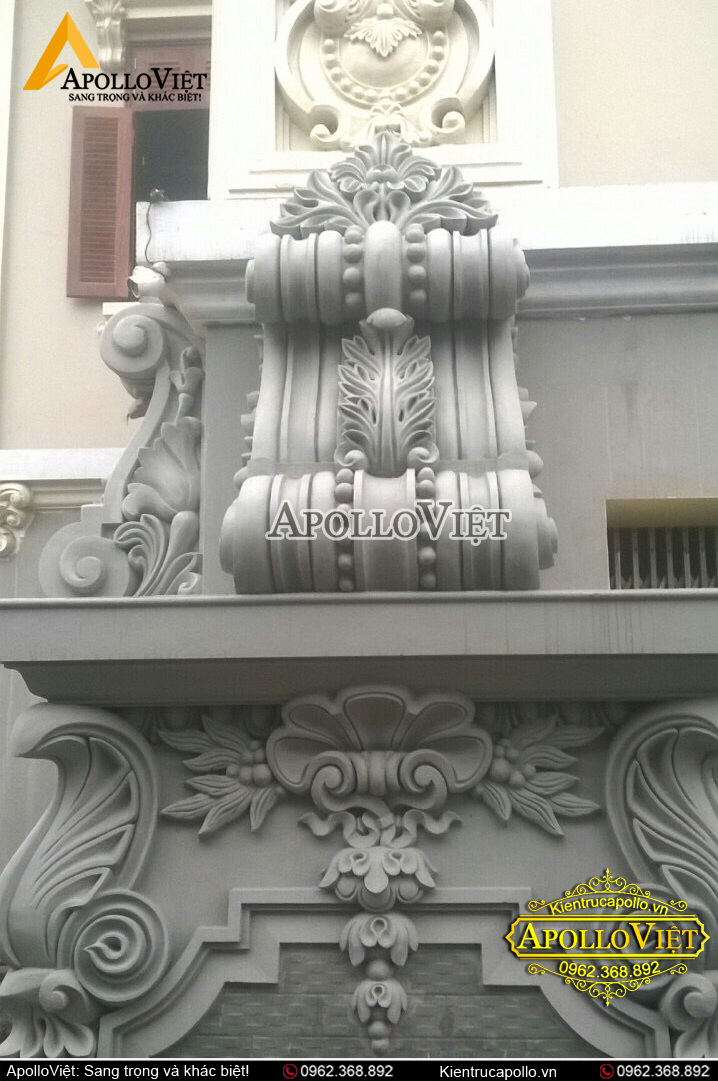 Thi công Đắp vẽ Hoa văn Phào chỉ, Phù điêu Tân cổ điển Đẹp mắt